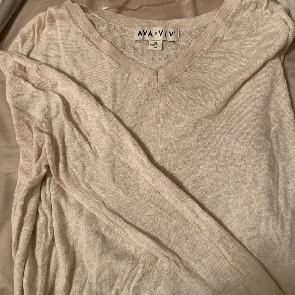 Créame color long sleeve sweater